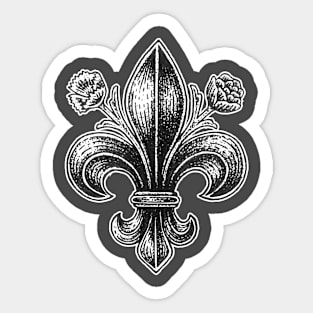 Fleur-de-li Sticker